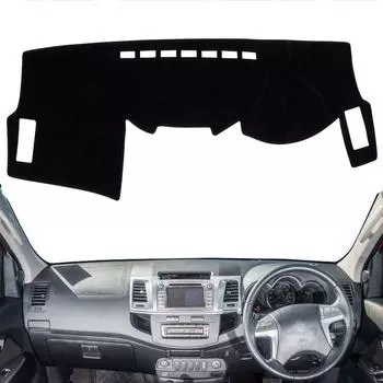 Крышка приборной панели автомобиля для Toyota Hilux 150 серии SR SR5 2005-2015 LHD RHD, коврик для приборной панели, солнцезащитный козырек