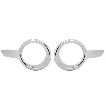 Крышка противотуманной фары, хромированное покрытие, высокопрочный АБС-пластик, рамка противотуманной фары переднего бампера для 208 201220 Left OE: 1608110880