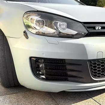 Крышка противотуманной фары переднего бампера подходит для Volkswagen Golf 6 MK6 VI GTI GTD R R20 2008-2013 Модификация корпуса противотуманной фары автомобильные аксессуары