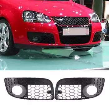 Крышка противотуманной фары с отверстием против царапин L/R, легкая профессиональная нижняя решетка 1K0853665S 1K0853666P для гольфа L