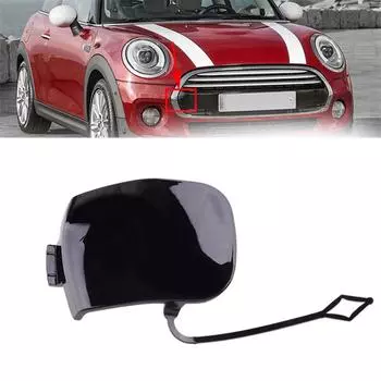 Крышка проушины переднего бампера, черная для MINI Cooper S F55 F56 F57 2014-18 гг.