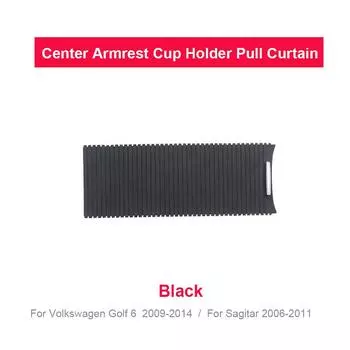 Крышка ящика центрального подлокотника 5KD83253195T Жалюзи держатель стакана центральная консоль слайдер держатель стакана панель для VW Golf 6 2009-2014 бежевый