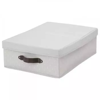 Крышка ящика для хранения IKEA BL DDRARE серая с узором 35x50x15 см