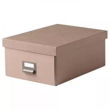 Крышка ящика для хранения ИКЕА ТЬОГ темно-бежевый 25x36x15 см