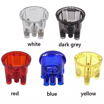 Крышка распределителя зажигания автомобиля Прозрачная крышка распределителя Замена крышки распределителя для T1 Beetle Bug T2 Bay Camper Van белый