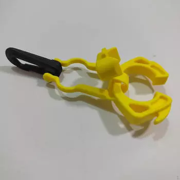 Крышка регулятора погружения с фиксатором для подводного плавания с зажимом, прочный держатель мундштука на секунду серый