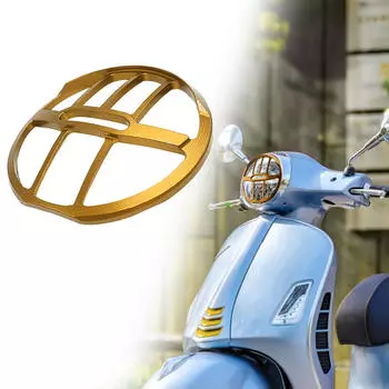 Крышка решетки фары мотоцикла, защитная крышка, премиум, высокопроизводительные запасные части для замены золотой