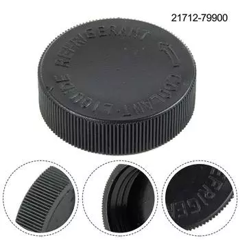 Крышка резервуара для переполнения охлаждающей жидкости, черная, пластиковая