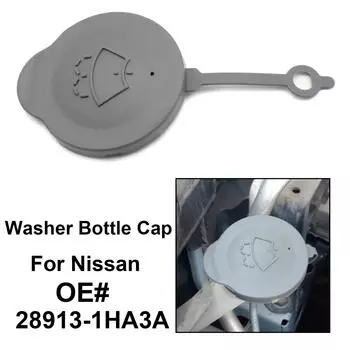 Крышка резервуара для жидкости омывателя лобового стекла, крышка резервуара для воды, крышка бутылки 28913-1HA3A для Nissan Micra K13 2011-2016, черная крышка