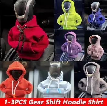Крышка ручки переключения передач автомобиля Модные толстовки с капюшоном Ручка переключения передач Декоративная крышка рычага переключения передач Ручная Автоматическая коробка передач Аксессуары для украшения салона автомобиля