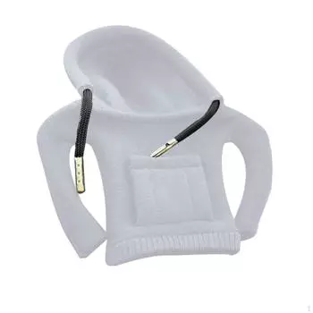 Крышка ручки переключения передач автомобиля с капюшоном, украшение на толстовку, крутой декор рычага, белый цвет