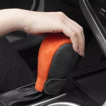 Крышка ручки переключения передач автомобиля, универсальная крышка автоматической механической коробки передач, чехол для рычага переключения передач, защита ручки переключения передач, автомобильные аксессуары чёрный