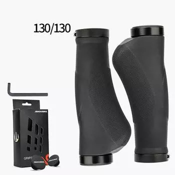 Крышка ручки велосипеда, резиновые ручки-фрикадельки для велосипеда с замком, эргономичная ручка для электровелосипеда, горного велосипеда, шоссейного велосипеда, складного велосипеда, оборудования для езды на велосипеде 135/95mm