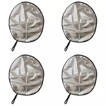 Крышка рулевого колеса Солнцезащитный козырек из алюминиевой фольги Автоматическая внутренняя защита для автомобиля внедорожника