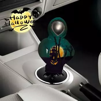 Крышка рычага переключения передач автомобиля с капюшоном, свитер с капюшоном на Хэллоуин, крышка рычага переключения передач автомобиля, ручка переключения передач, ручка переключения передач с капюшоном, ручка переключения передач света кофе
