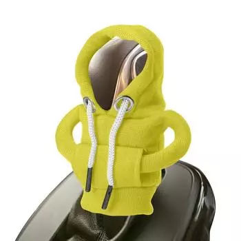 Крышка с капюшоном для ручки переключения передач автомобиля Модная рубашка с капюшоном для ручки переключения передач автомобиля Милая защита для ручки переключения передач автомобиля Крышка с капюшоном для ручки переключения передач автомобиля красный