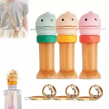 Крышка с трубочкой для бутылок с водой Многоразовая крышка с трубочкой Удобная для детей Герметичная универсальная крышка с трубочкой для детей