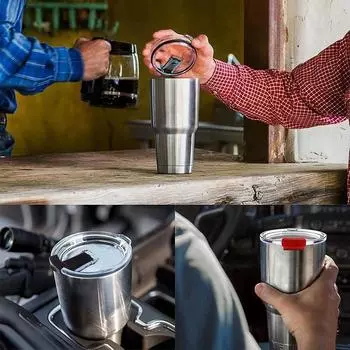 Крышка с защитой от проливания для 20 30 унций Yeti Lid Fits Tumbler More Сменный стакан 30oz синий