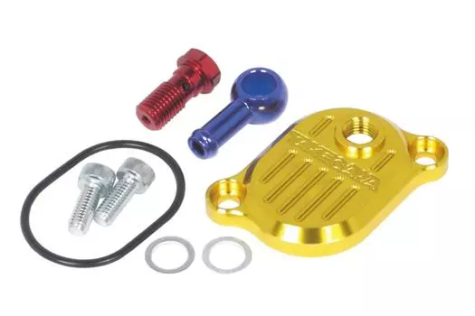 Крышка сапуна толкателя SP Takegawa, обработанная алюминием (Золото) ГРОМ/MX125 07-06-0018