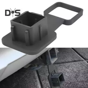 Крышка сцепного устройства прицепа, американский национальный флаг, квадратный крюк для автомобиля, грузовика, прицепа, пылезащитная заглушка, 2 дюйма, защита трубки приемника прицепного устройства чёрный