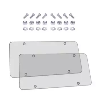 Крышка щитка номерного знака рамка грузовика наружное украшение теги рамка светоотражающая анти-скорость красный свет камера стоянка чёрный