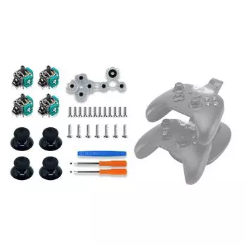 Крышка сенсорного модуля джойстика, проводящая силиконовая резиновая накладка, винты T6 T8, отвертка, лом для контроллера XBOX ONE SLIM