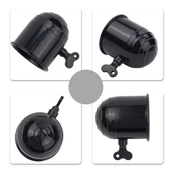 Крышка шарового шарнира автомобиля для буксировки с винтом 1 шт. пластиковая защита для полуприцепов, судов, караванов, запираемых ключей, аксессуары чёрный