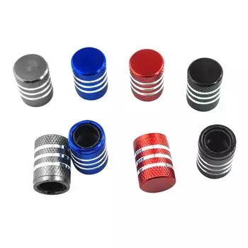 Крышка штока вентиля шины из алюминиевого сплава, колпачки вентилей шин для автомобильных колес, устойчивые к коррозии, декоративные колпачки вентилей шин для автомобилей, грузовиков, внедорожников синий