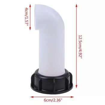 Крышка слива бака IBC, удлинитель носика, шланг, насадка, кран, колпачок, клапан, внутренняя резьба