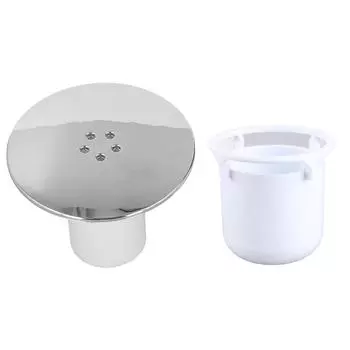 Крышка сливного отверстия для душа, поддон для сифона, замена крышки, хроматная обработка, быстрый поток