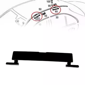 Крышка соединения молдинга багажника на крыше для MERCEDES для CLA W117 Тип установки Прямая замена Номер детали 2046983530 CHINA