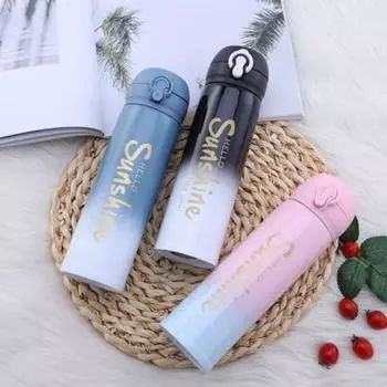 Крышка Сохраняющая тепло термос Термокружка ... 350ML синий