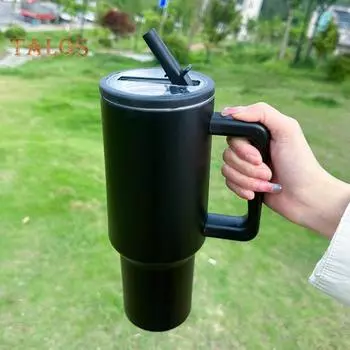 Крышка-соломинка для стакана 40 унций, герметичная, устойчивая к брызгам, многоразовая стеклянная крышка без бисфенола А со складной трубочкой 40oz розы красного