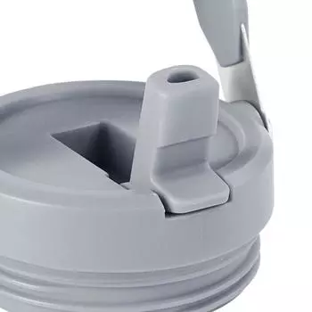 Крышка-соломинка с ручкой, защитой от проливания, пылезащитная, устойчивая к брызгам, для стакана Stanley 20/30 унций чёрный