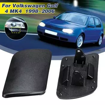 Крышка сопла омывателя фар, накладка на бампер для Mk4 Golf 4 1998-2006, сменные крышки сопла, автоаксессуар