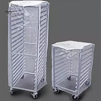 Крышка стойки для хлеба, прозрачная крышка стойки для булочек, крышка на молнии, крышка стойки для выпечки для домашней пекарни S