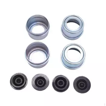 Крышка ступицы прицепа, пылезащитный колпачок с резиновой заглушкой, запасная смазка для чашки оси 1,98 для смазки и