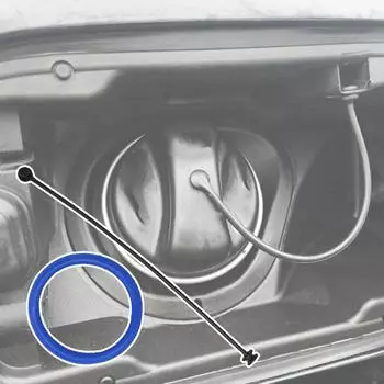 Крышка топливного бака дизельного топлива, кабель, трос, уплотнительное кольцо, трос для BMW E81 E82 E87 E92 E93 F82 F83 F13 F06 F39 E83 F25 F26 R57 R59 R60 F45 F46 F22 F30 F31 Type A