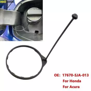 Крышка топливного бака для автомобильного масла, кольцо с защитой от потери для Honda Civic CRV Accord Jazz City Odyssey Crosstour чёрный