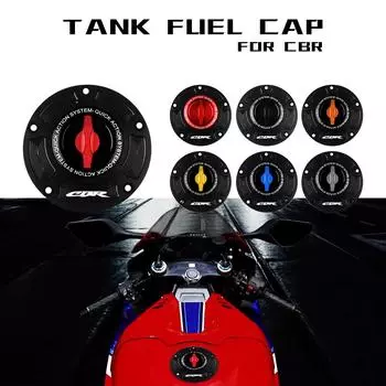 Крышка топливного бака для HONDA CBR 150 R/250 R650 R/F 500 F/R 1000 RR/SP/SP2/RR-R, аксессуары для мотоциклов, топливо с ЧПУ Blue-Type-S