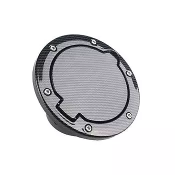 Крышка топливного бака для Jeep Wrangler JK 2007-2017 Крышка масляного бака автомобиля с принтом из углеродного волокна Цветные аксессуары для стайлинга чёрный