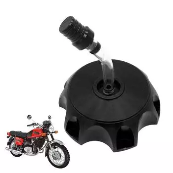 Крышка топливного бака для мотоциклов из алюминиевого сплава с ЧПУ 48,5 мм, крышка топливного бака для мотоцикла 125 140 150 160 куб. см. чёрный