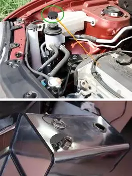 Крышка топливного бака из алюминия, запираемая универсальная крышка радиатора, простая в установке, аксессуары для модификации автомобиля, крышка бензобака чёрный