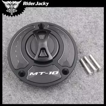 Крышка топливного бака мотоцикла без ключа для Yamaha MT10 MT 10 MT-10 2016-2018 чёрный