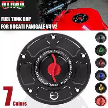 Крышка топливного бака мотоцикла Panigale V4/S/R для DUCATI Panigale V2-2022 899 959 1199 1299, аксессуары, бензобак без ключа Green-S