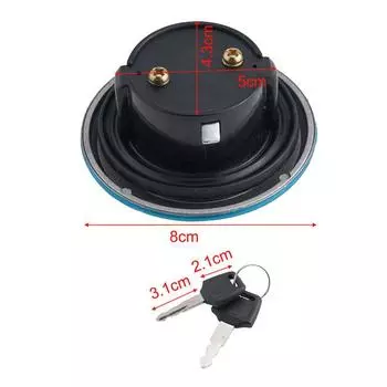 Крышка топливного бака мотоцикла с замком GN250125H для Suzuki для квадроциклов, аксессуары для мотоциклов