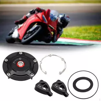 Крышка топливного бака с ключом Аксессуары для мотоцикла Ducati Panigale V4 V2 Black