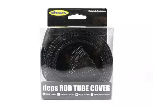 Крышка трубки Deps Rod, широкая модель, 1600 X 65 мм, черная (4449)