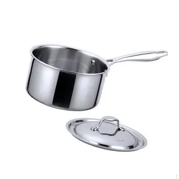 Крышка в комплекте кастрюля для супа и бульона круглая кастрюля кухня кемпинг серебряный