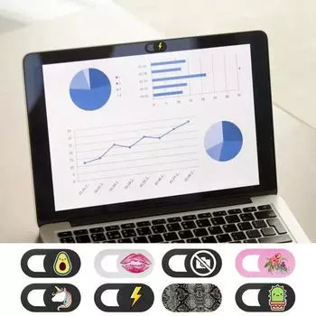 Крышка веб-камеры Occlusion Antispy Крышка камеры ноутбука Линзы Наклейка на приватность Крышка камеры lip print